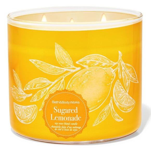 Bath & Body Works Other - Bath & Body Works Sugared Lemonade Candle - Bright Yellow